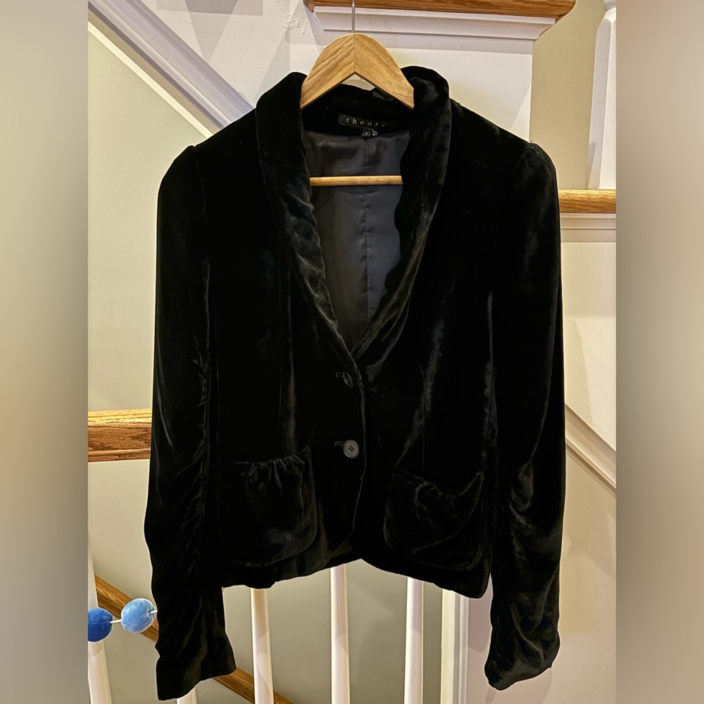 Theory velvet blazer